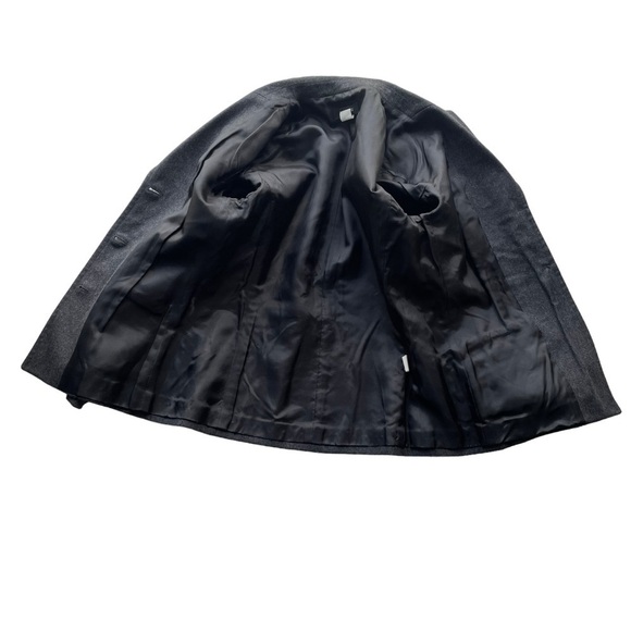 J. Crew Wool Blazer Jacket Charcoal Gray Size 4 Business Office Preppy Workwear - Picture 7 of 10